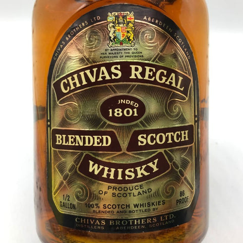 シーバスリーガル 12年 ブレンデッドスコッチウイスキー 1/2ガロン 1892ml 43% CHIVAS REGAL スコッチウイスキー【J2】
