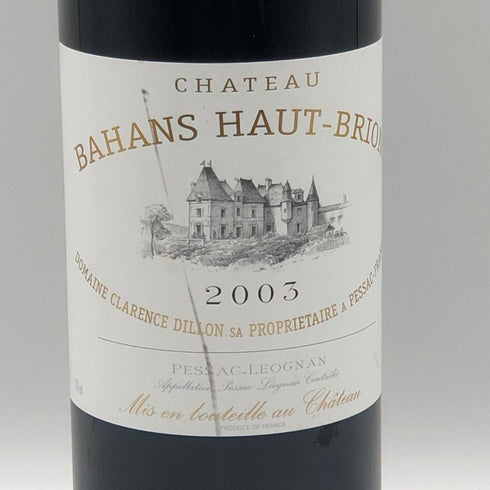 シャトー バーン オー ブリオン 2005 750ml 12.5% Chateau Bahans Haut-Brion ボルドーワイン【W1】