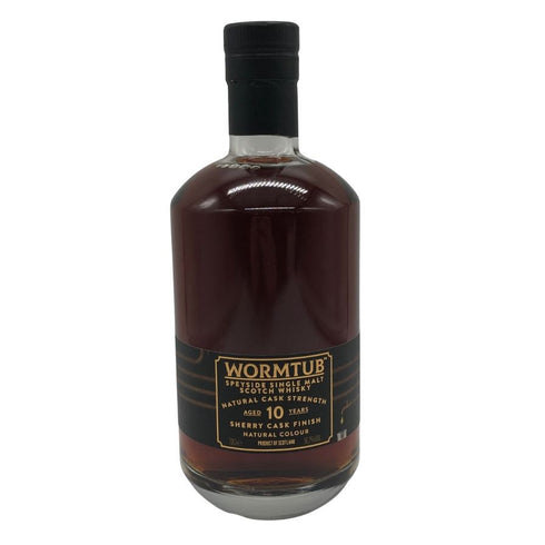 ワームタブ 10年 シェリーカスクフィニッシュ 700ml 56.1% WORMTUB スコッチウイスキー【A3】