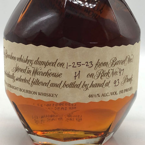 ブラントン シングルバレル 2023 750ml 46.5% Blanton's SINGLE BARREL バーボン【E1】
