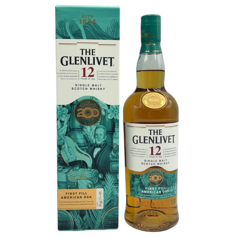ザ グレンリベット 12年 ファーストフィル アメリカンオーク 700ml 43% THE GLENLIVET FIREST FILL AMERICAN OAK スコッチウイスキー【D3】