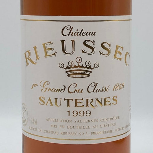 シャトー リューセック ソーテルヌ 1999 750ml 14% Chateau Rieussec Sauternes 白ワイン【C2】