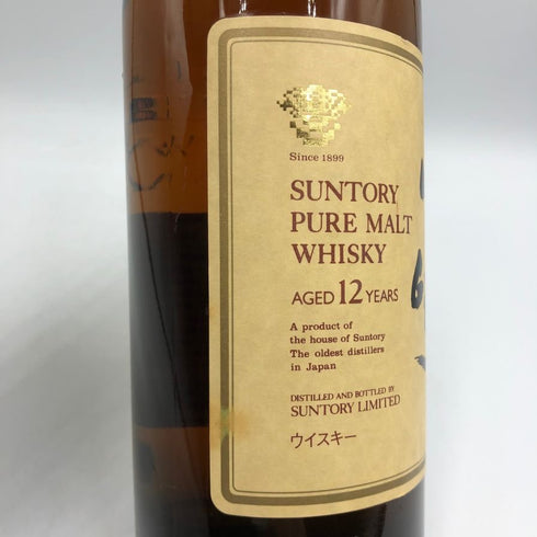 東京都限定◆サントリー 山崎 12年 ピュアモルト 響マーク 750ml 43% SUNTORY PURE MALT YAMAZAKI 【Q4】
