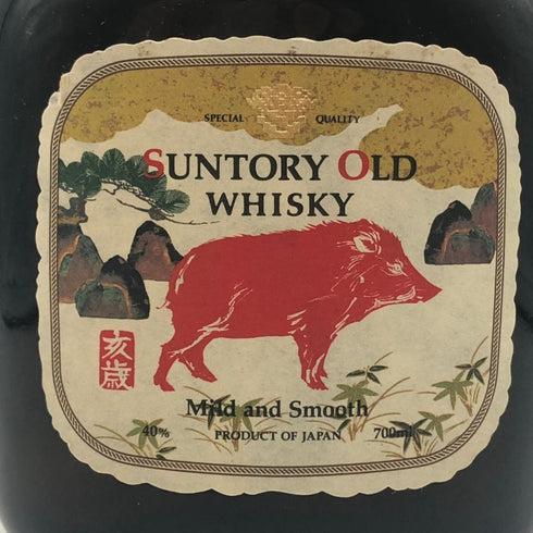 東京都限定◆サントリー オールド 干支ラベル 亥歳 ウイスキー 700ml 40% SUNTORY 【B3】