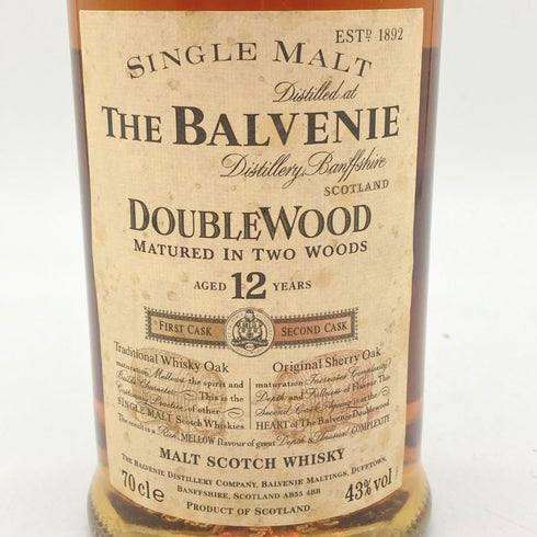 バルヴェニー12年 ダブルウッド 700ml The Balvenie Double Wood 【J2】