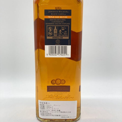 ジョニーウォーカー ブラック トリプルカスクエディション 1000ml 40% JOHNNIE WALKER BLACK LABEL TRIPLE CASK EDITION 【L1】