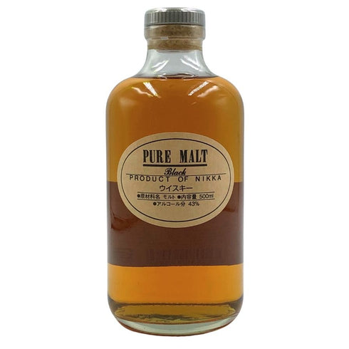 東京都限定◆ニッカウイスキー ピュアモルト 蒸留所限定 ブラック 500ml 43% NIKKA WHISKY PURE MALT 【F1】