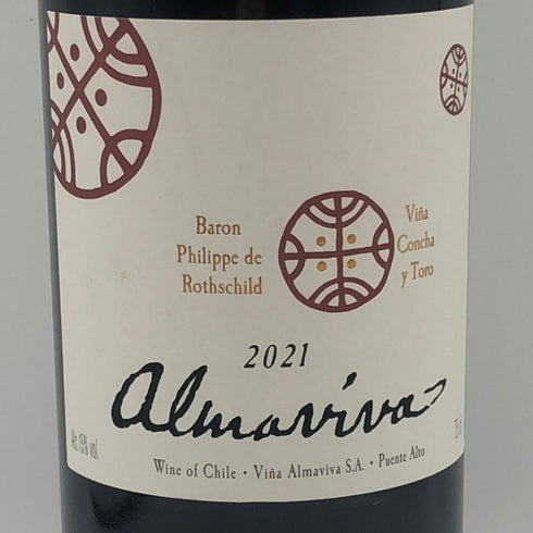 アルマヴィーヴァ コンチャ イ トロ バロン フィリップ ド ロスチャイルド 2021 750ml 15% ALMAVIVA CONCHA Y TORO&BARON PHILIPPE DE ROTHSCHILD 赤ワイン【T0】
