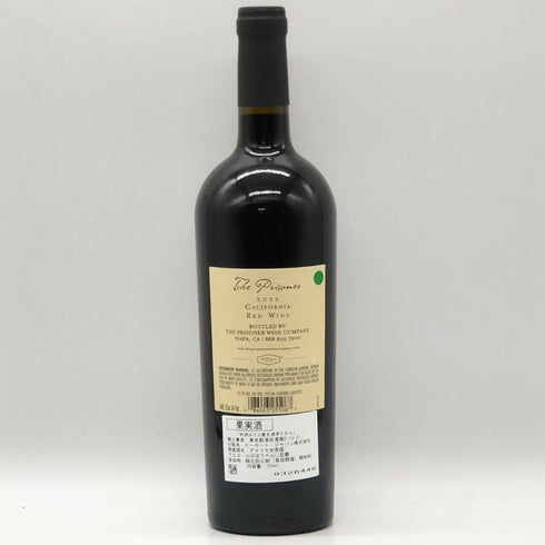 ザ・プリズナー レッド・ブレンド 2022 750ml 15.2% The Prisoner Red Blend カリフォルニアワイン【C0】