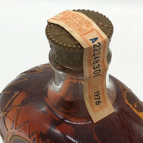 シーグラム クラウン ロイヤル 1976 750ml 40% Seagram's Crown Royal スコッチウイスキー【A3】
