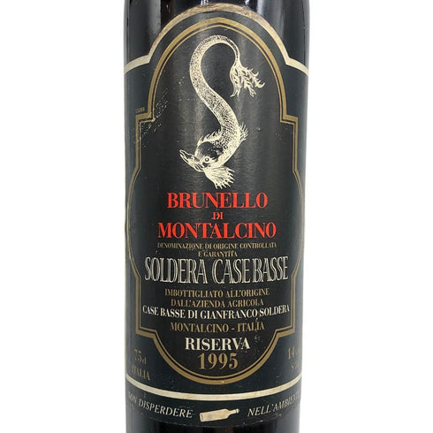 ソルデラ カーゼ バッセ ブルネッロ ディ モンタルチーノ リゼルヴァ 1995 750ml 14% Soldera Case Basse Brunello di Montalcino イタリアワイン【S2】