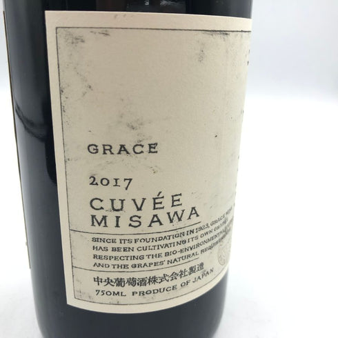グレイス キュヴェ 三澤 ルージュ 2017 750ml 13% GRACE CUVEE MISAWA ROUGE 日本ワイン【V4】