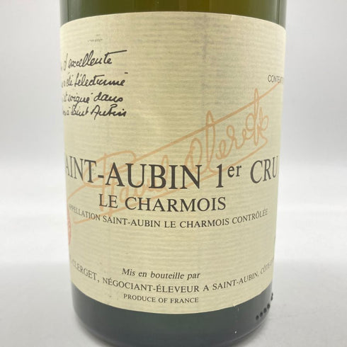 ラウル クレルジェ サン トーバン レ シャルモワ 1987 750ml 13% Raoul Clerget Saint Aubin 1er CRU le charmois 【O4】