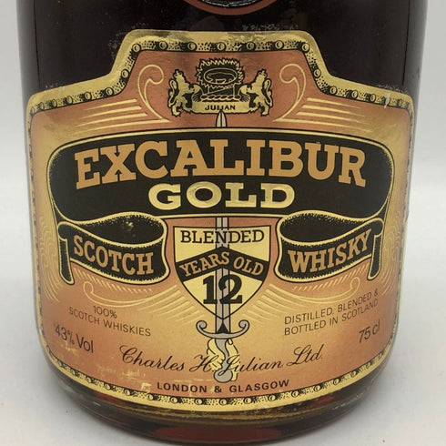 エクスカリバー ゴールド 12年 750ml 43% EXCALIBUR GOLD スコッチウイスキー【S2】