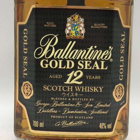 バランタイン 12年 ゴールドシール 700ml 40% Ballantine's GOLD SEAL スコッチウイスキー【G0】