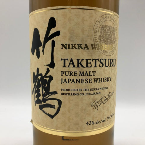 東京都限定◆ニッカ 竹鶴 ピュアモルト 白ラベル 700ml 43% NIKKA 【B3】