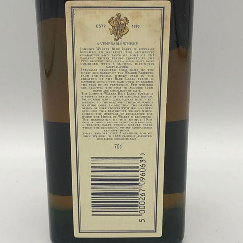 ジョニーウォーカー ブルーラベル 750ml 43% JOHNNIE WALKER スコッチウイスキー【S1】