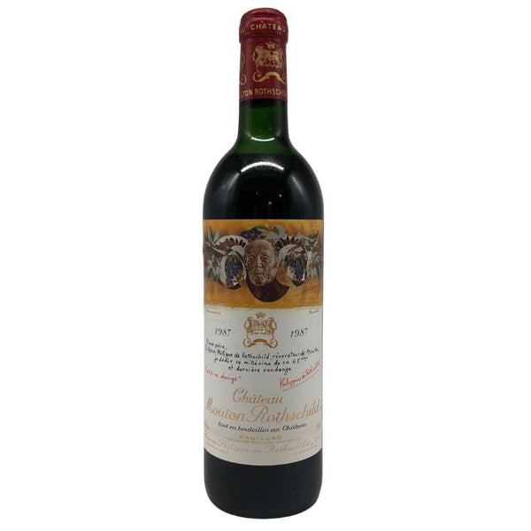 シャトー ムートン ロートシルト 1987 750ml Chateau Mouton Rothschild ボルドーワイン【A3】