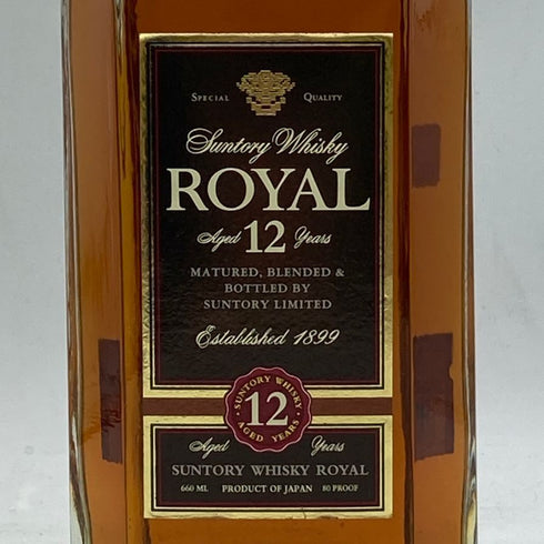 東京都限定◆サントリー ローヤル 12年 スリムボトル 黒ラベル 660ml 40% SUNTORY ROYAL 【T1】