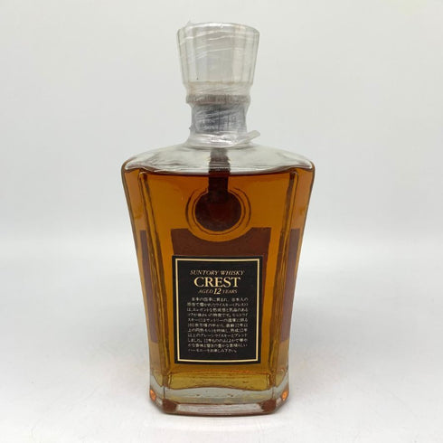 東京都限定◆サントリー クレスト 12年 向獅子マーク 700ml 43% SUNTORY 【E2】