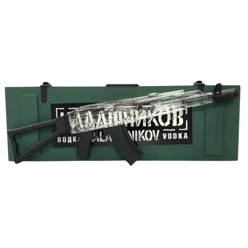 ラドガ カラシニコフ ウォッカ グリーン木箱 700ml 40% LADOGA Kalashnikov Vodka ウォッカ【AFI0】