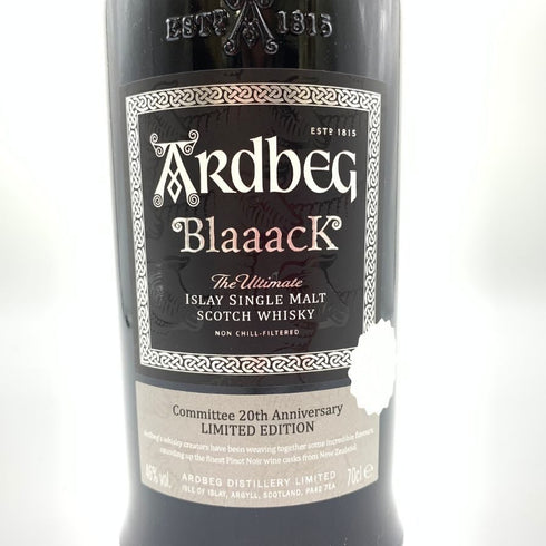 アードベッグ ブラック コミッティー 20周年 リミテッドエディション 700ml 46% ARDBEG Blaaack 【O4】