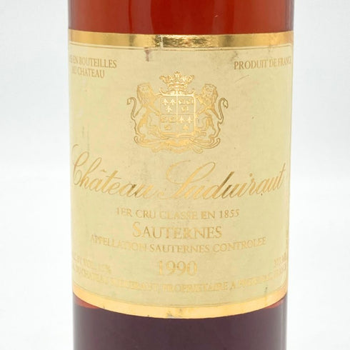 シャトー スデュイロー 1990 375ml 15% Chateau Suduiraut ボルドーワイン【D4】
