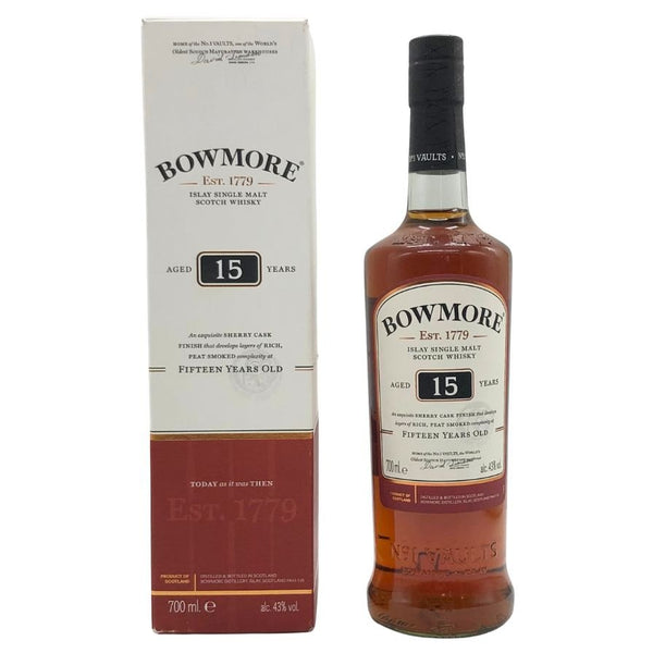 ボウモア 15年 700ml 43% BOWMORE スコッチウイスキー【A2】
