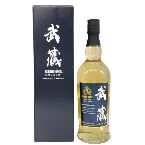 東京都限定◆ゴールデンホース 武蔵 ピュアモルト ウイスキー 700ml 43% GOLDEN HORSE 【X4】