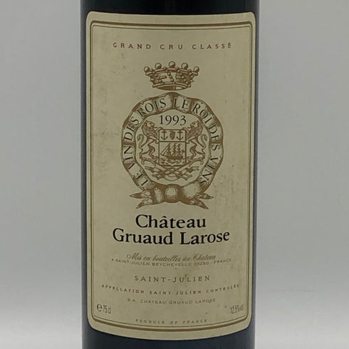 シャトー グリュオー ラ ローズ 1993 750ml 12.5% CHATEAU GRUAUD LAROSE ボルドーワイン【I3】