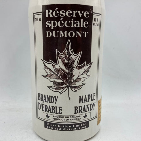 デュモン メープル ブランデー リザーブ スペシャル 750ml 40% DUMONT MAPLE BRANDY RESERVE SPECIAL 1546g【L2】