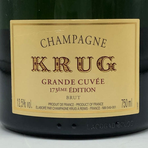 クリュッグ ブリュット 白 750ml 12.5% KRUG BRUT シャンパン【D1】