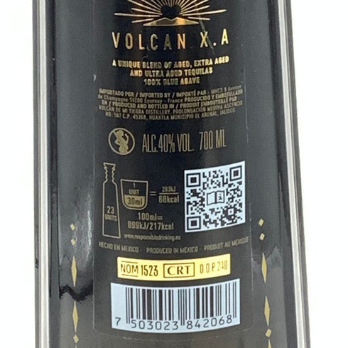 ボルカン X.A ルミナス テキーラ 700ml 40% VOLCAN テキーラ【D2】