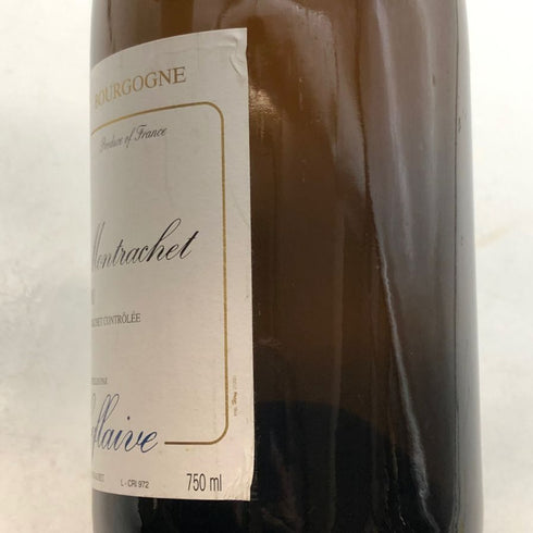 オリヴィエ ルフレーヴ クリオ バタール モンラッシェ グラン クリュ 1997 15% 750ml Olivier Leflaive Batard Motrachet Grand Cru 白ワイン【G4】