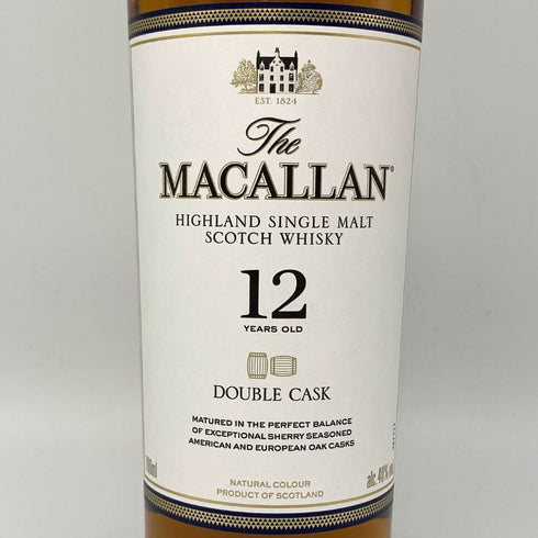 ザ マッカラン 12年 ダブルカスク 700ml 40% The MACALLAN 箱付 スコッチウイスキー【F】