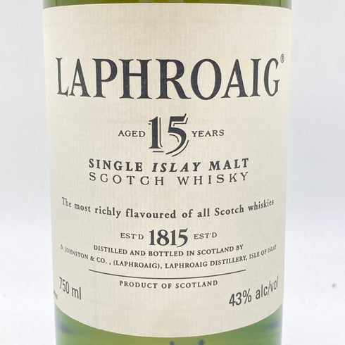 ラフロイグ 15年 90年代流通品 700ml 43% LAPHROAIG 【F】
