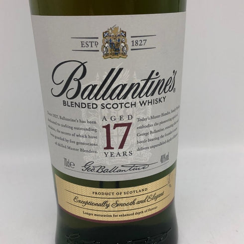 バランタイン 17年 700ml 40% 国内正規品 BALLANTINE'S スコッチウイスキー【K2】