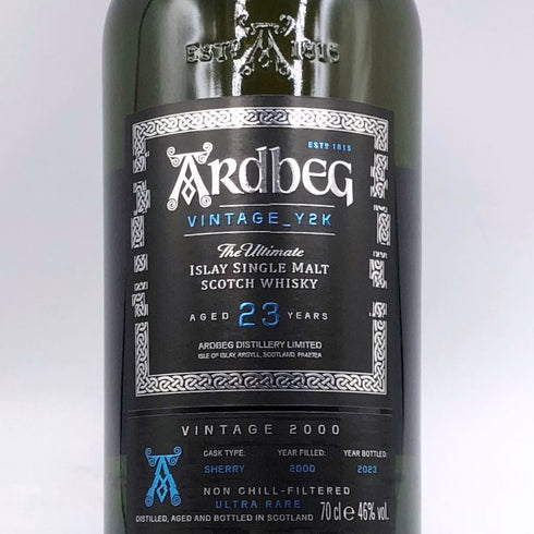 アードベッグ ヴィンテージ Y2K 23年 2000-2023 700ml 46% ARDBEG スコッチウイスキー【Q1】