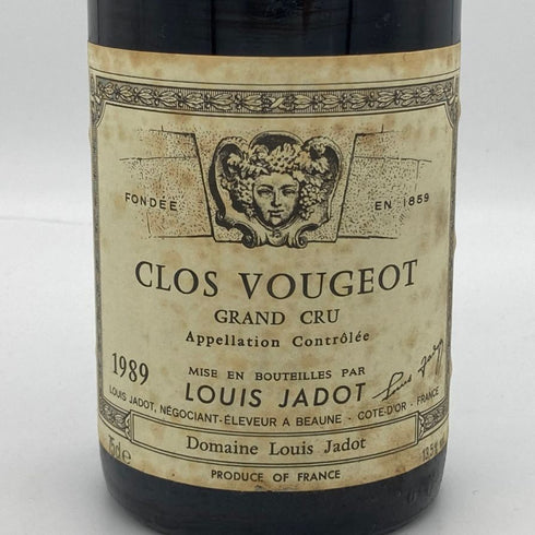 ルイ ジャド クロ ヴージョ グランクリュ 1989 750ml 13,5% LOUIS JADOT ブルゴーニュワイン【W1】