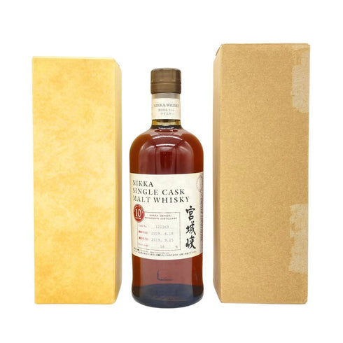 東京都限定◆ニッカ 宮城峡 10年 シングルカスク 2009-2019 700ml 56% NIKKA 【B4】