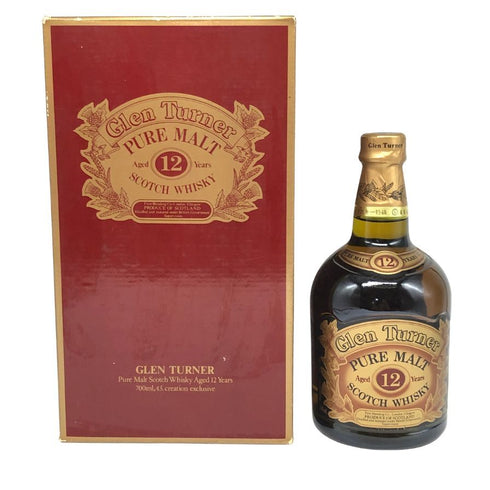 グレンターナー 12年 ピュアモルト 700ml 43% ウイスキー特級 Glen Turner スコッチウイスキー【A1】