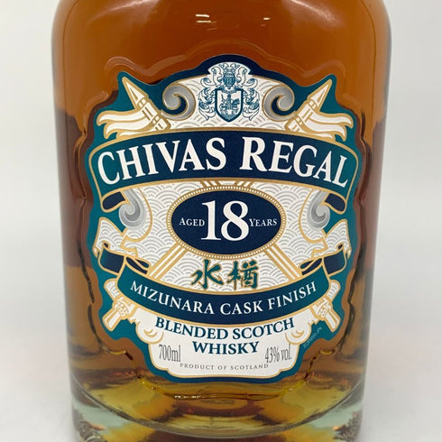 シーバスリーガル 18年 ミズナラ 700ml 43% CHIVAS REGAL MIZUNARA スコッチウイスキー【E2】