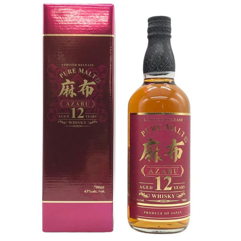 東京都限定◆麻布 12年 ピュアモルト 700ml 43% AZABU 【H2】