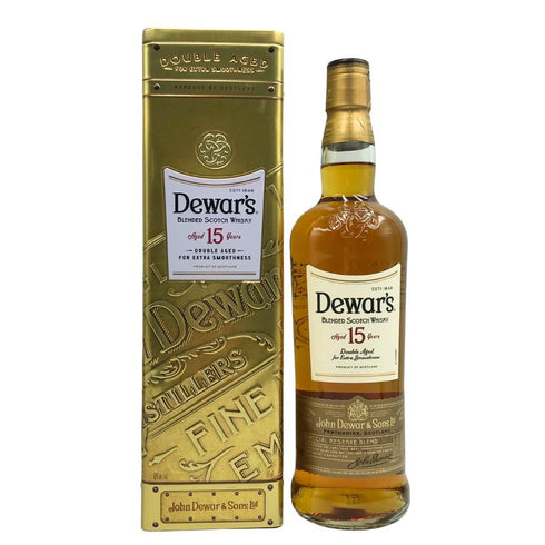 デュワーズ 15年 ダブルエイジド 750ml 40% Dewars スコッチウイスキー【J4】