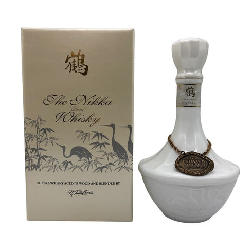 東京都限定◆ニッカ 鶴 陶器ボトル 700ml NIKKA 1441,0g【B2】