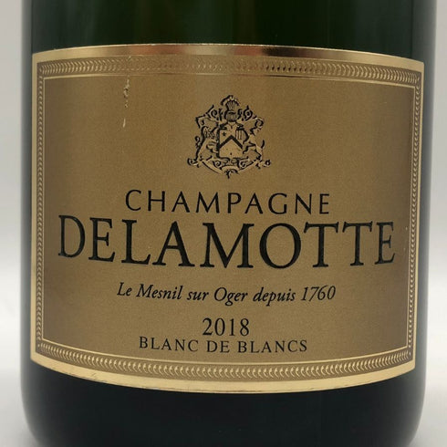 ドゥラモット ブリュット ブラン ド ブラン ミレジメ 2018 750ml 12% DELAMOTTE BRUT Blanc de Blancs Millesime シャンパン【W0】