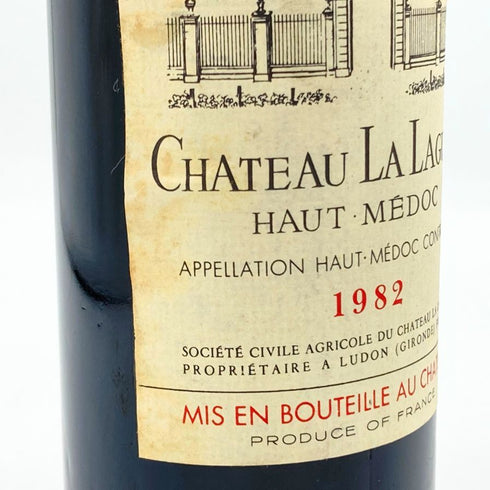 シャトー ラ ラギューヌ 1982 750ml 13% CHATEAU LA LAGUNE ボルドーワイン【G2】