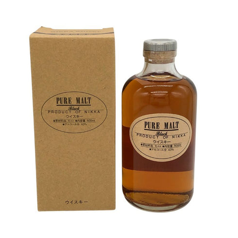東京都限定◆ニッカウイスキー ピュアモルト 蒸留所限定 ブラック 500ml 43% NIKKA WHISKY PURE MALT 【T4】