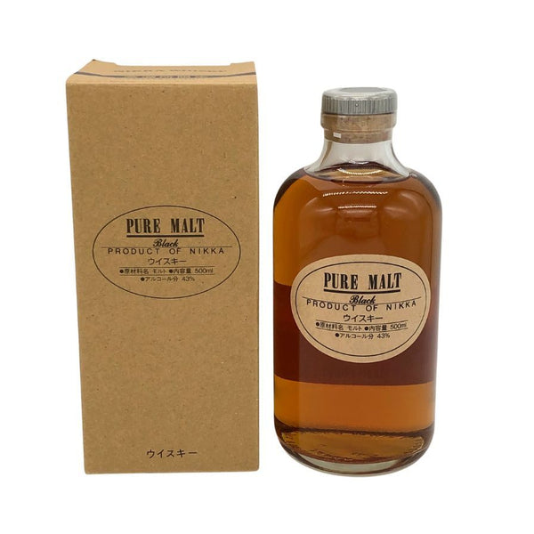 東京都限定◆ニッカウイスキー ピュアモルト 蒸留所限定 ブラック 500ml 43% NIKKA WHISKY PURE MALT 【T4】