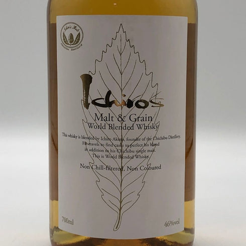 東京都限定◆ベンチャーウイスキー イチローズモルト ワールド ブレンデッド ウイスキー ホワイトラベル 700ml 46% Ichiro's Malt&Grain World Blended Whisky 【K4】